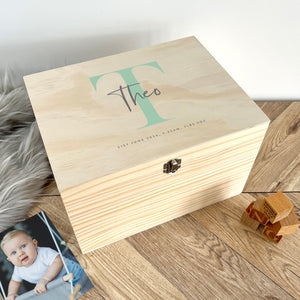 You added Personalised Initial New Baby Keepsake Box Various Colours - 5 Sizes to your cart.