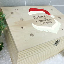Load image into Gallery viewer, Personalised Santa Face Christmas Eve Box - 5 Sizes (16cm | 20cm | 26cm | 30cm | 36cm)