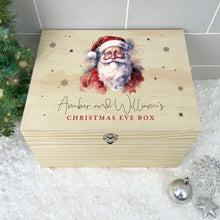 Load image into Gallery viewer, Personalised Traditional Santa Christmas Eve Box - 5 Sizes (16cm | 20cm | 26cm | 30cm | 36cm)