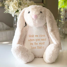 Load image into Gallery viewer, Personalised Record-A-Voice Keepsake Memory Bunny - Cream
