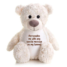 Load image into Gallery viewer, Personalised Record-A-Voice Teddy Bear - Cream