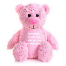 Load image into Gallery viewer, Personalised Record-A-Voice Teddy Bear - Pink