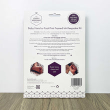 Load image into Gallery viewer, Baby Hand or Foot Print Framed Ink Keepsake Kit - 2 Designs