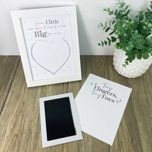 Load image into Gallery viewer, Baby Hand or Foot Print Framed Ink Keepsake Kit - 2 Designs