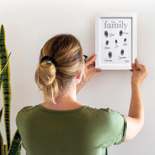 Load image into Gallery viewer, Family Fingerprints Picture Frame