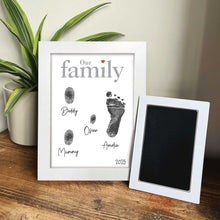 Load image into Gallery viewer, Family Fingerprints Picture Frame
