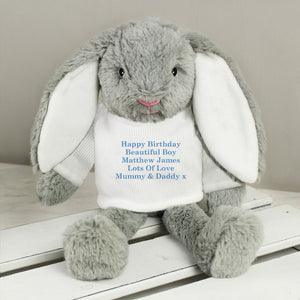 You added Personalised Message Bunny (pink or blue) to your cart.