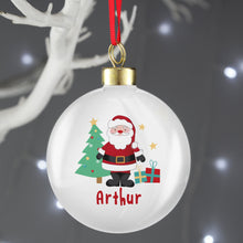 Load image into Gallery viewer, Personalised NICU Santa Bauble