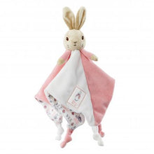 Load image into Gallery viewer, Personalised Classic Peter Rabbit™ Collection Plush Baby Comfort Blanket - Flopsy
