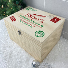 Load image into Gallery viewer, Personalised North Pole Postal Stamp Christmas Eve Box - 5 Sizes (16cm | 20cm | 26cm | 30cm | 36cm)
