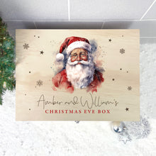 Load image into Gallery viewer, Personalised Traditional Santa Christmas Eve Box - 5 Sizes (16cm | 20cm | 26cm | 30cm | 36cm)
