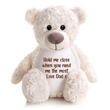 Load image into Gallery viewer, Personalised Record-A-Voice Teddy Bear - Cream
