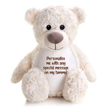 Load image into Gallery viewer, Personalised Record-A-Voice Teddy Bear - Cream
