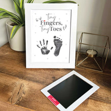 Load image into Gallery viewer, Baby Hand or Foot Print Framed Ink Keepsake Kit - 2 Designs
