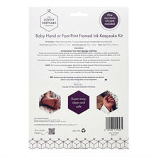 Load image into Gallery viewer, Baby Hand or Foot Print Framed Ink Keepsake Kit - 2 Designs

