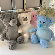 Load image into Gallery viewer, Personalised Record-A-Voice Teddy Bear - Grey
