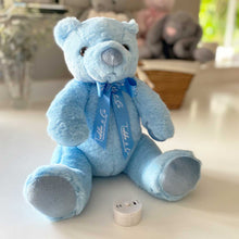 Load image into Gallery viewer, Record-A-Voice Blue Teddy Bear
