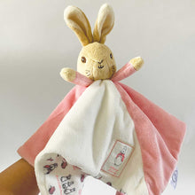 Load image into Gallery viewer, Personalised Classic Peter Rabbit™ Collection Plush Baby Comfort Blanket - Flopsy
