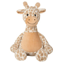 Load image into Gallery viewer, Personalised Record-A-Voice Keepsake Memory Giraffe
