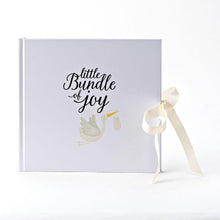 Load image into Gallery viewer, &#39;Little Bundle of Joy&#39; White Baby Photo Album
