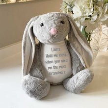 Load image into Gallery viewer, Personalised Record-A-Voice Keepsake Memory Bunny
