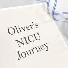 Load image into Gallery viewer, NICU (Neo-natal Intensive Care Unit) Special Care Record Book Journal For Premature Babies
