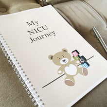 Load image into Gallery viewer, NICU (Neo-natal Intensive Care Unit) Special Care Record Book Journal For Premature Babies
