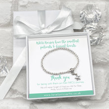 Load image into Gallery viewer, Star Charm Bracelet Personalised Gift Box - Various Thank You Messages
