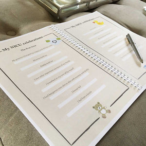 NICU (Neo-natal Intensive Care Unit) Special Care Record Book Journal For Premature Babies
