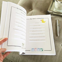 Load image into Gallery viewer, NICU (Neo-natal Intensive Care Unit) Special Care Record Book Journal For Premature Babies
