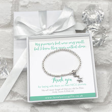 Load image into Gallery viewer, Star Charm Bracelet Personalised Gift Box - Various Thank You Messages
