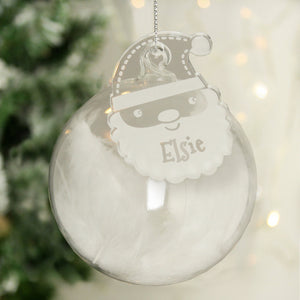 You added Personalised Christmas White Feather Glass Bauble With Santa Tag to your cart.