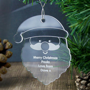 You added Personalised Christmas Decoration - Acrylic Santa to your cart.