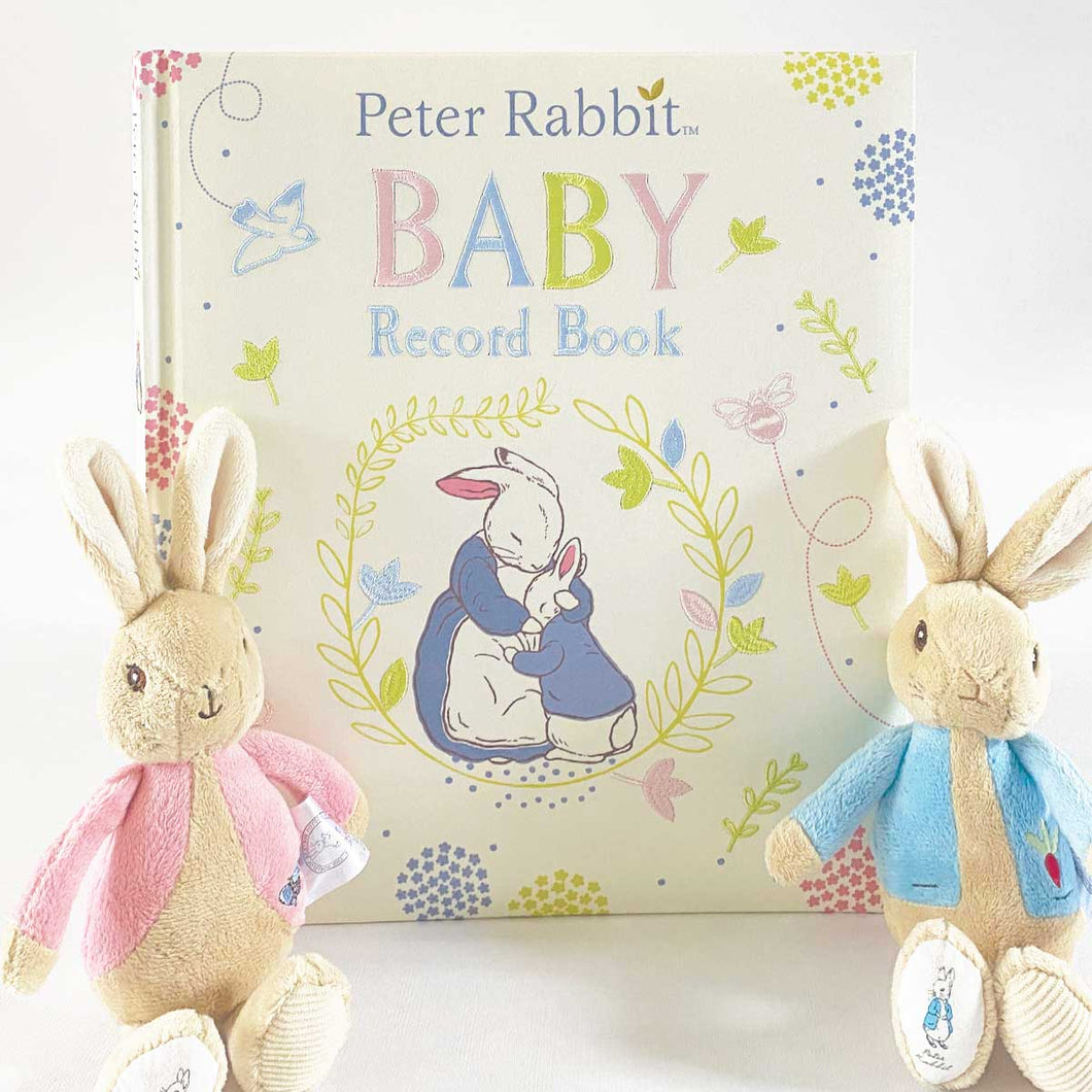 Classic Peter Rabbit™ Collection Embroidered Baby Record Book