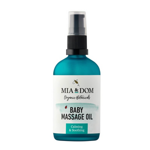 Mia & Dom Organic Baby Massage Oil (100ml)