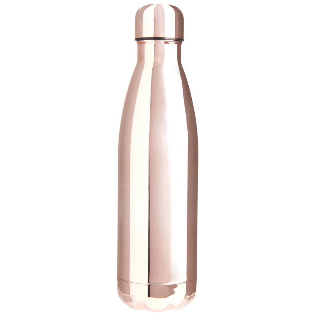 Double Wall Water Bottle - Rose Gold