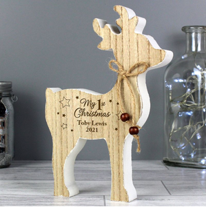 You added Personalised '1st Christmas' Rustic Wooden Reindeer Decoration to your cart.