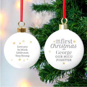 You added Personalised 'First Christmas as' Bauble to your cart.