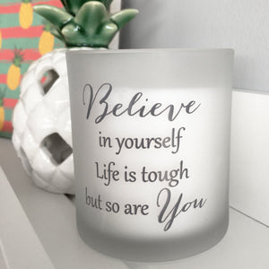 You added 'Believe In Yourself' Candle to your cart.