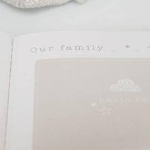 Load image into Gallery viewer, Twinkle Twinkle White Faux Leather Baby Record Book
