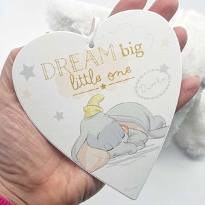 Disney Magical Beginnings Heart Plaque - Dream Big