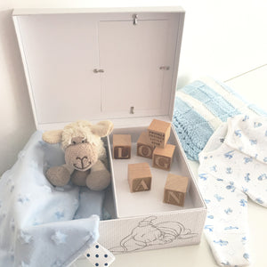Blue Stars Taggie Comforter