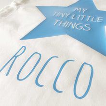 Load image into Gallery viewer, Personalised My Tiny Little Things Heart Laundry Bag
