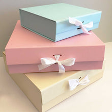 Load image into Gallery viewer, Personalised New Baby My First Keepsake Box (Pink, Blue, Cream)
