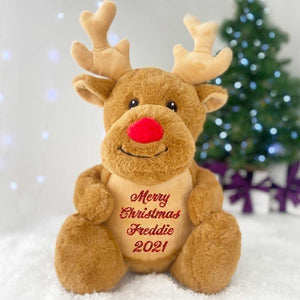 You added Personalised Reindeer Soft Toy to your cart.